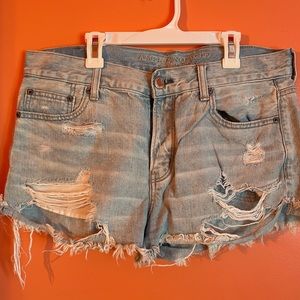 American Eagle Tomgirl Denim Shorts